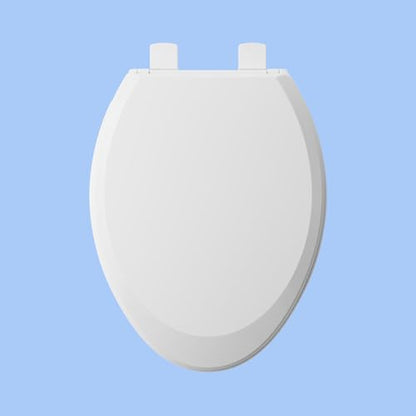 TUSHY Elongated Toilet Seat with Soft-Close, Fits All Bidet Attachments | Basic Install 6 Minutes, Quick-Release for Easy Cleaning, Non-Slip Pads