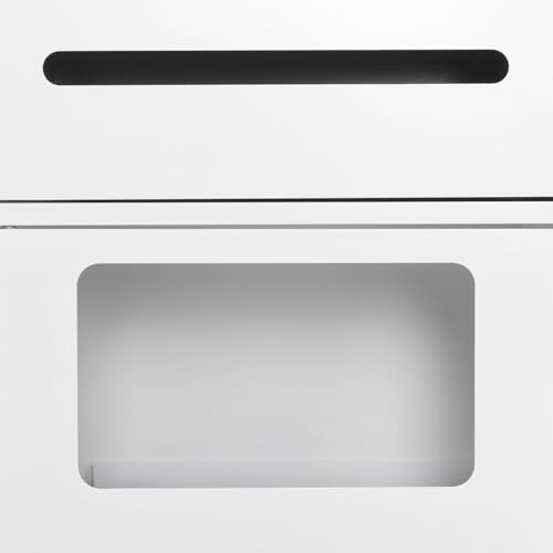 White Recessed Toilet Paper Holder, Shower Niche 304 Stainless Steel | Bathroom Trash Can Holder Cabinets, Wall-Inserted Niche Recessed Large Capacity 44Lbs for Bathroom Storage-11.02x5.31x27.56in - color: White