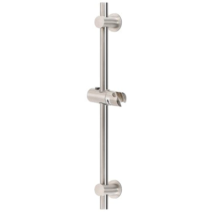 NearMoon Shower Slide Bar with Height/Angle Adjustable Handheld Shower Holder, Bathroom SUS 304 Stainless Steel Shower Head Holder for Bath (Adhesive, Brushed Nickel) - color: Brushed Nickel, style: Adhesive