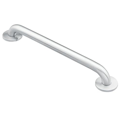 Moen R8930 Bathroom Safety 30-Inch Stainless Steel Bathroom Grab Bar with Textured Grip, Peened - color: Stainless, size: 30 Inch