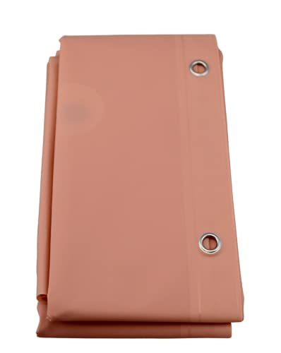 Dependable Industries inc. Essentials Premium 6 Guage PEVA Shower Curtain Liner - PVC Free Magnetized Bottom Odorless with Rustproof Grommets (Peach) - color: Peach