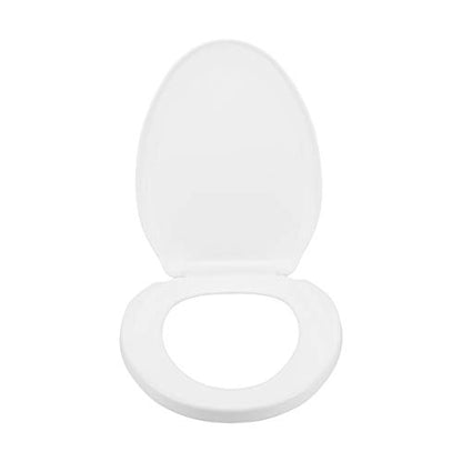 Renovators Supply Manufacturing White Plastic Soft Close Toilet Seat Elongated Slow Close Toilet Seat With Adjustable Mounting Hardware Pack Of 3 - color: White, size: Pack of 3