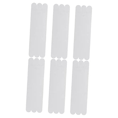 6pcs Non-Slip Tape Adhesive Bathtub Non Slip Bathtub Stickers Bathtub Mat Non- Bathtub Accessories Shower Non Large Bathtub Slip Stickers Bathtubs Grab Bath Stickers Non Slip White - size: 6 pcs