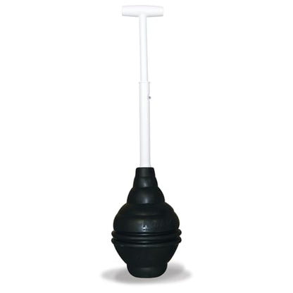 Korky BeehiveMAX Heavy Duty Toilet Plunger - Seals All Bowl Shapes – Powerful Clog Removal - style: Adjustable Handle