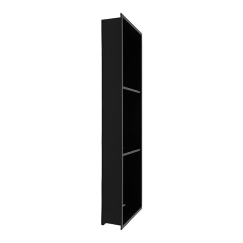 12 * 36In RGB LED Light Shower Niche, 3-Tier Stainless Steel Recessed Storage with Remote Control, Black No Tile Needed Wall Niche for Bathroom Storage Built-in Installation (12x36in RGB) - size: 12x36in RGB