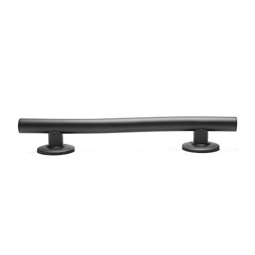 Seachrome 36'' Designer Wave Shaped Shower Grab Bar, Matte Black (GW-3536-QCR-MB) - color: Matte Black, size: 36