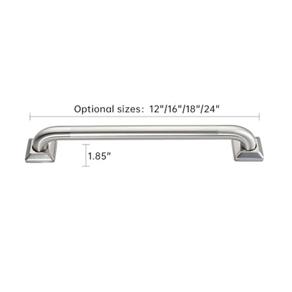 joyrain 500lb Capacity Stainless Steel Grab Bar - Heavy Duty Bathroom Safety Rail for Elderly, Anti-Slip Shower Handle, ADA Compliant (Peened, 24 inch) - color: Peened, size: 24 Inch