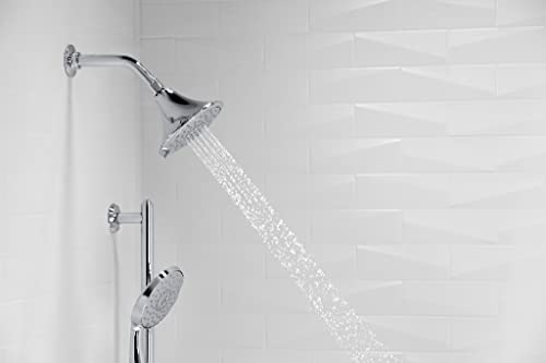 KOHLER 22169-BV Forte Multifunction Showerhead, Wall-Mount, 3 Spray Settings, 2.5 GPM, Vibrant Brushed Bronze - color: Brushed Bronze, size: 2.5 GPM