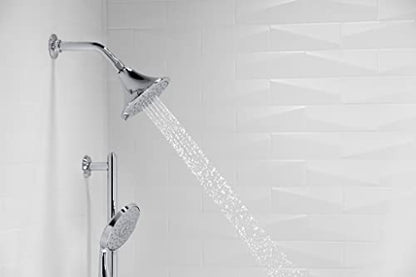 KOHLER 22169-BV Forte Multifunction Showerhead, Wall-Mount, 3 Spray Settings, 2.5 GPM, Vibrant Brushed Bronze - color: Brushed Bronze, size: 2.5 GPM