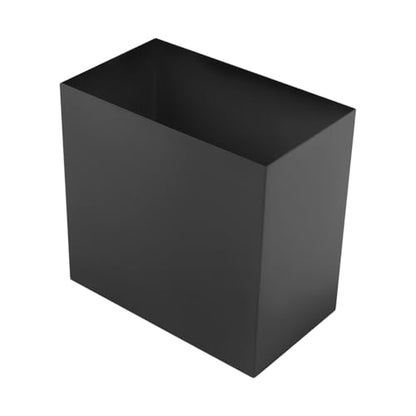 Black Recessed Toilet Paper Holder, Shower Niche 304 Stainless Steel | Bathroom Trash Can Holder Cabinets, Wall-Inserted Niche Recessed Large Capacity 44Lbs for Bathroom Storage-11.02x5.31x27.56in - color: Black