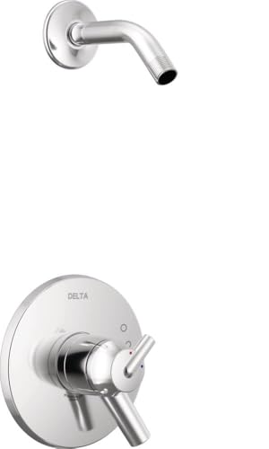 Delta Faucet T17259-LHD Trinsic 17 Series MultiChoice Shower Trim Less Showerhead (Showerhead Sold Separately), Chrome - size: (Pack of 1)