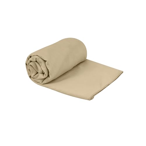 Sea to Summit Drylite Towel, Lightweight Camping and Travel Towel - color: Desert, size: Medium