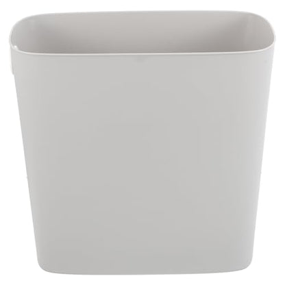 Ipetboom Narrow Place Trash Can Plastic Waste Bin Thickened Garbage Container for Bathroom Kitchen Home, Light Color Space-Saving Waste Storage Bucket 1pcs