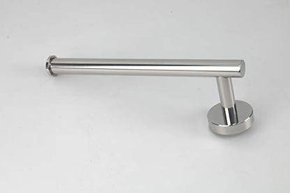 TocTen Hand Towel Holder/Towel Ring - Thicken SUS304 Stainless Steel Bathroom Hand Towel Bar, 9Inch Heavy Duty Wall Mounted Towel Rack Hanger (Polished Chrome) - color: Chrome, size: 9 In-Round