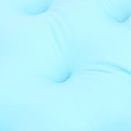 Bathtub Full Body Mat Non Slip Breathable, Soft Supportive Bath Pillow, Comfortable Tub Cushion for Adult, Relaxing Bathing Experience, Lightweight + Antislip, 33.86x14.57in (Light Blue) - color: Light Blue