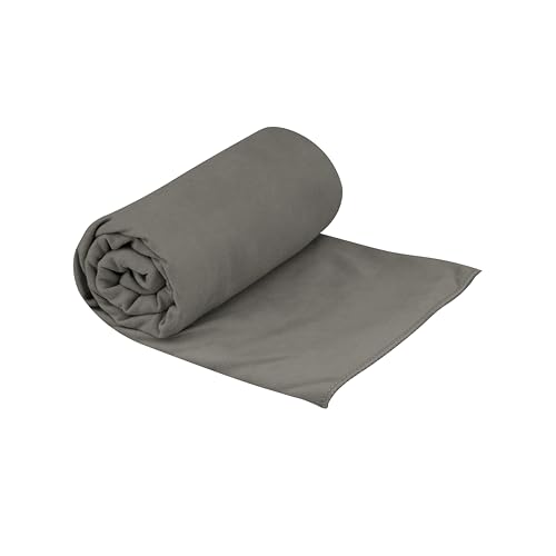 Sea to Summit Drylite Towel, Lightweight Camping and Travel Towel - color: Beluga, size: Large