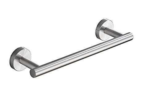 Towel Bar, 12-Inch Hand Towel Holder, Bathroom Accessories SUS304 Stainless Steel Towel Rack, Bath Hardware Brushed Nickel, Wall Mounted - color: Brushed Nickel, size: 12-Inch
