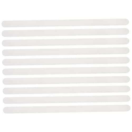 SOLUSTRE 36pcs Slip Tape for Bathroom Safety White Shower Stickers Non Skid Strips Bathtub Stickers Adhesive Bath Treads - size: 38X2cm
