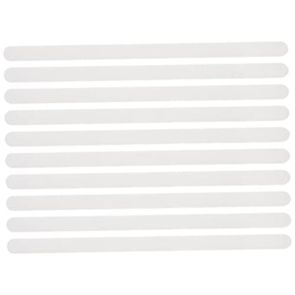 SOLUSTRE 36pcs Slip Tape for Bathroom Safety White Shower Stickers Non Skid Strips Bathtub Stickers Adhesive Bath Treads - size: 38X2cm