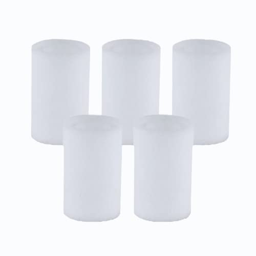 5PCS PP Cotton Filter, 1080° Rotating Filter Faucet Extender,Universal Splash Filter Faucet, Water Filter Faucet for Kitchen Bathroom, Usable for Half A Year - color: PP Cotton Filter 5PCS