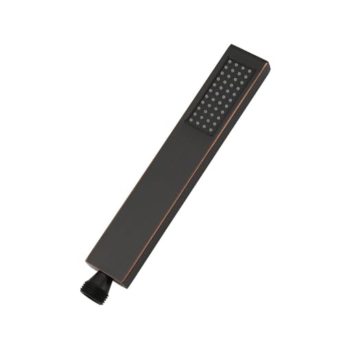 Hand Shower Wand Handheld Shower Spray High Pressure Single Function Luxury Hand Showerhead Oil Rubbed Bronze - color: Oil Rubbed Bronze, style: Square