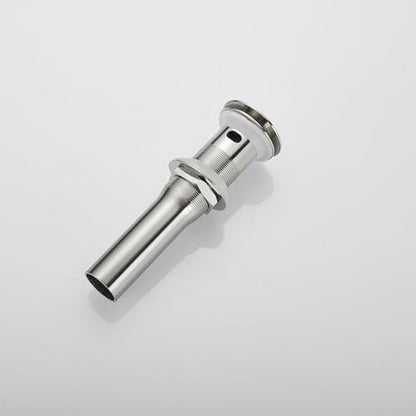 Bathroom Sink Drain, 1-1/2" to 1-3/4", Brushed Nickel | Bathroom Sink Stopper with Overflow Pop Up Drain Assembly Stopper Vessel Vanity Lavatory Commercial Bath, Brass - color: Nickel
