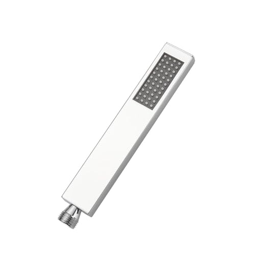 Hand Shower Wand Handheld Shower Spray High Pressure Single Function Luxury Hand Showerhead Polished Chrome - color: Polished Chrome, style: Square