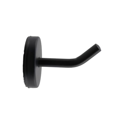 Coat Hook Towel Hooks Stainless Steel Wall Hooks,2.2" Length Black-6pcs | Brushed Surface Mount Towel Holder for Bedroom Kitchen Closet - size: 2.2 inch Length - Pack of 6