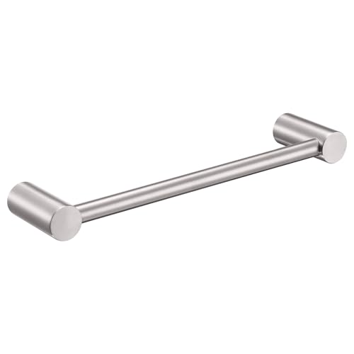 KOKOSIRI Bathroom Towel Bar Brushed Nickel 12-Inch Hand Towel Holder Rack Wall Mounted Bathroom Hardware Accessories Stainless Steel, B4007BR-L12 - color: Brushed Nickel, size: 12-Inch