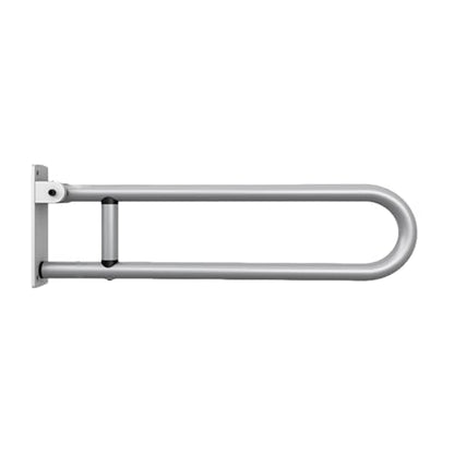Handicap Bars for Bathroom U Shaped Flip-Up Waterproof | Aluminum Alloy Heavy Duty Rustproof Wall Mount Safety Support Rail Bathroom Aid for Elderly Disabled Pregnant Patient Fall