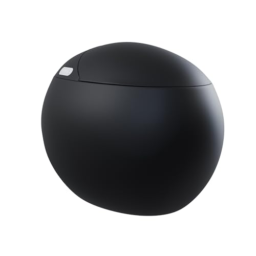 Swiss Madison Plaisir Smart One-Piece 1.28 GPF Single Flush Toilet in Matte Black - color: Black