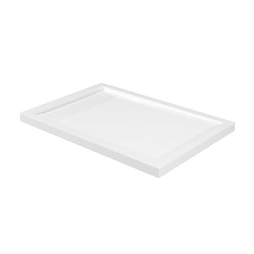 OVE Decors 54x36" Shower Base, White - size: 54 x 36, style: Side Drain