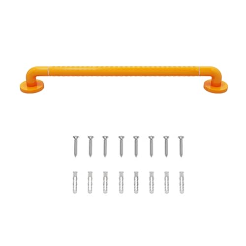 1 piece Safety Grab Bar,Non-Slip Textured Industrial Pipe Shower & Stair Handrail with Concave-Convex Surface,304 Stainless Steel Core(40cm/1.31ft) - size: 40cm/1.31ft
