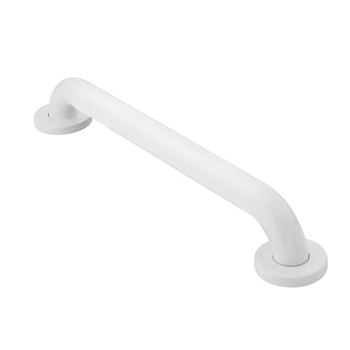 Moen R8942W Bathroom Safety 42-Inch Grab Bar with Concealed Screws, Glacier White - color: Glacier, size: 42 Inch