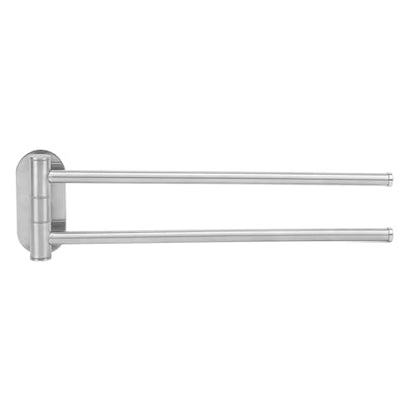 Stainless Steel Towel Rack, 4 Arm, Wall Mounted, Space Saving, Swing Out, Swivel, Bathroom Towel Holder, 304 Stainless Steel, for Bathroom Organization (2 Arm) - size: 2 Arm