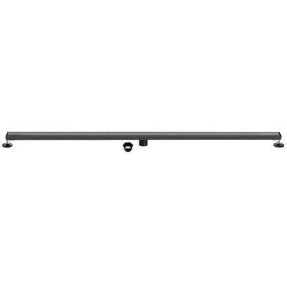Kingston BSF7220 72" Stainless Steel Linear Shower Drain, Matte Black - color: Matte Black