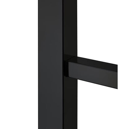 WarmlyYours Tahoe Heated Towel Rack, 7 Bars, Matte Black | Hardwired 120V heated towel rack for spa-like bathroom comfort, 427 BTU/hr, energy-efficient towel drying - color: Matte Black (7 Bars)