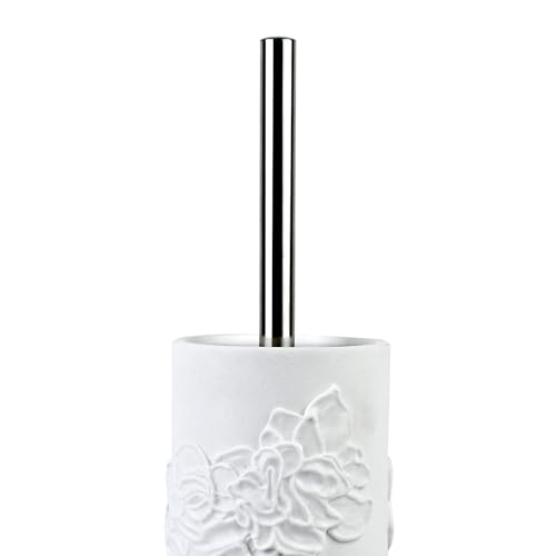 Toilet Brush and Holder Set for Bathroom, Stylish and Durable Cleaning Tool with Modern Design, Compact for Efficient Cleaning - style: 3D Floral