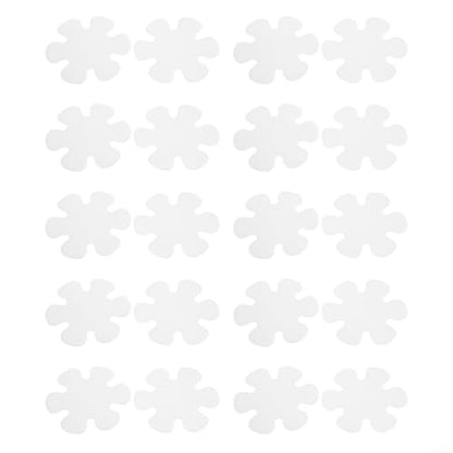 20 Pack Non-Slip Shower Stickers 3.1 Inch, Clear PEVA Anti-Slip Safety Treads for Bathtub and Bathroom Floors, Easy Peel and Grip Decals for Wet Surfaces