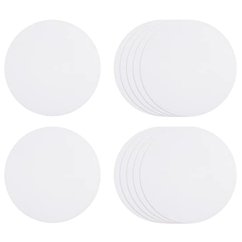 HARFINGTON 12pcs Non Slip Bathtub Stickers Bath Shower Floor 3.94" Anti-Slip Sticker Tape Round Style Decals for Bathroom Kitchen Bathtub Treads Stairs, Transparent - color: Transparent, size: 3.94"