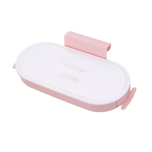 Removable Trash Bag Holder Hanging Holder Over The Cabinet Cupboard Home Kitchen Waste Bin Trash Rack Wall Mounted Waste Bin - color: A