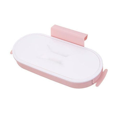 Removable Trash Bag Holder Hanging Holder Over The Cabinet Cupboard Home Kitchen Waste Bin Trash Rack Wall Mounted Waste Bin - color: A