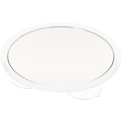 Luxshiny Magnifying Makeup Mirror with Suction Cup 162mm Round Vanity Mirror 20x Magnification for Bathroom and Travel Use