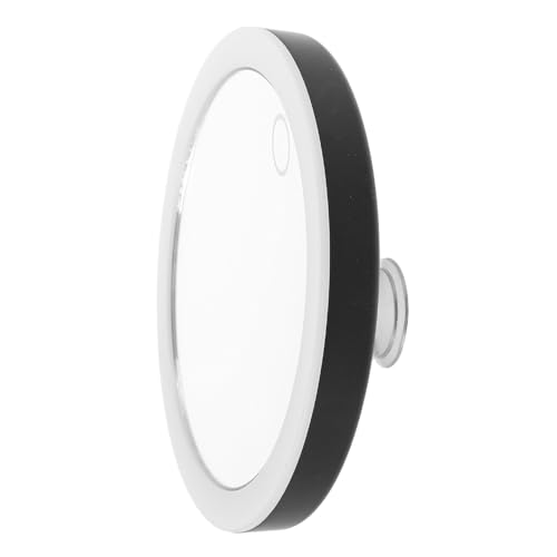 VICASKY Rechargeable LED Lighted Magnifying Makeup Mirror 10x 4-inch with 3 Suction Cups Portable Travel Vanity Cosmetic Mirror for Bathroom and On-the-go Use