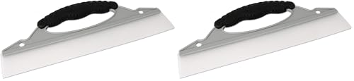 Detailer's Preference Silicone Water Blade Windshield Squeegee for Cars, Streak-Free Drying Tool for Glass, Paint, and Chrome, Flexible Edge for Auto Detailing Professionals, 12.25-Inch (Pack of 2) - size: Standard (Pack of 2)
