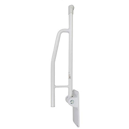 Homecraft Devon Elite Folding Support Rail, Locking Bathroom Wall Mounted Safety Handle for Lavatory