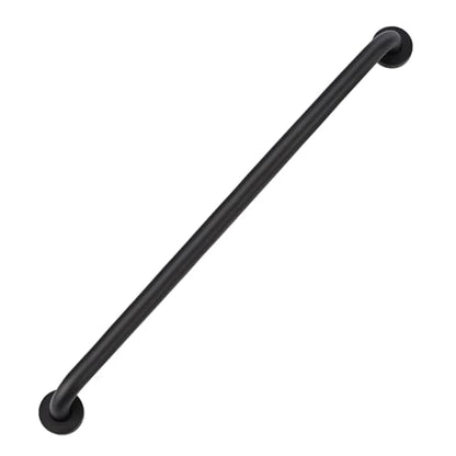 supregear Grab Bars for Bathroom, 28 Inch Length Black Shower Safety Grab Bar, 1 Inch Diameter 201 Stainless Steel Anti-Slip Handle for Senior, Elderly, Handicap - size: 28 inch
