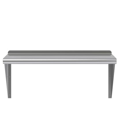 AmGood 30" Long X 16" Deep Stainless Steel Wall Shelf | NSF Certified | Appliance & Equipment Metal Shelving | Kitchen, Restaurant, Garage, Laundry, Utility Room - size: 30" Long X 16" Deep