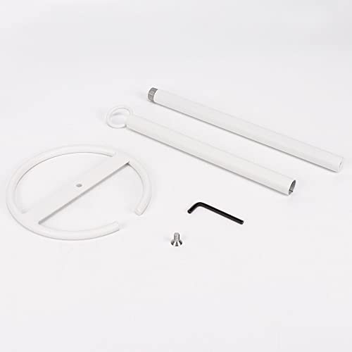 NearMoon Bath Toilet Paper Holder Stand, Freestanding Tissue Paper Storage with Reserve, Space Toilet 4 Rolls Holder for Bathroom/Kitchen Countertop-All Metal (1 Pack, White) - color: White