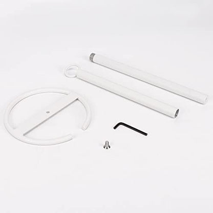 NearMoon Bath Toilet Paper Holder Stand, Freestanding Tissue Paper Storage with Reserve, Space Toilet 4 Rolls Holder for Bathroom/Kitchen Countertop-All Metal (1 Pack, White) - color: White